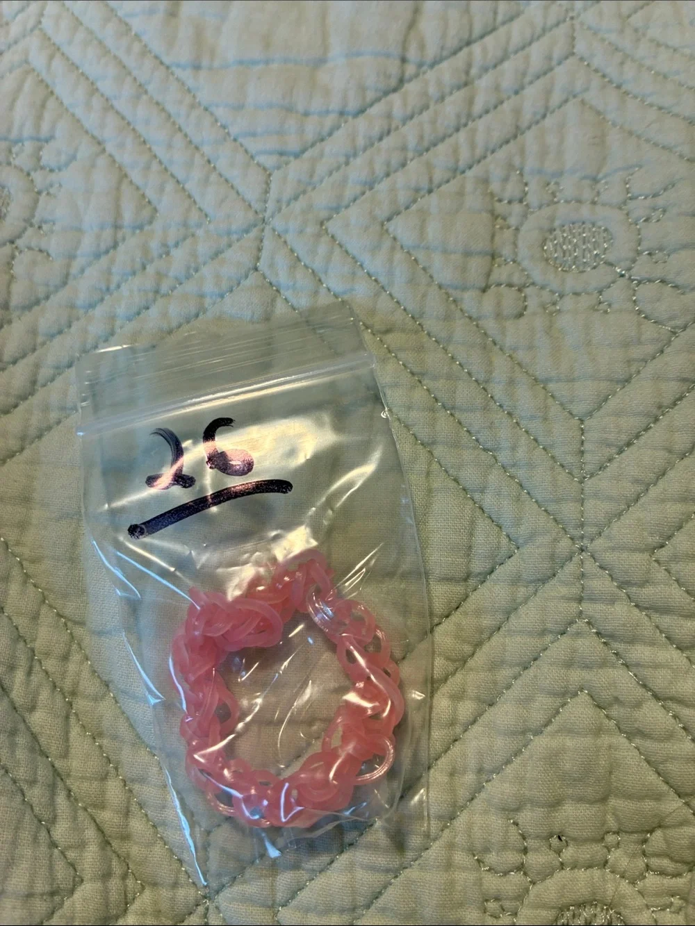 Kids Pink Elastic Bracelet - Unbranded